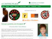 Tablet Screenshot of acastingplace.net